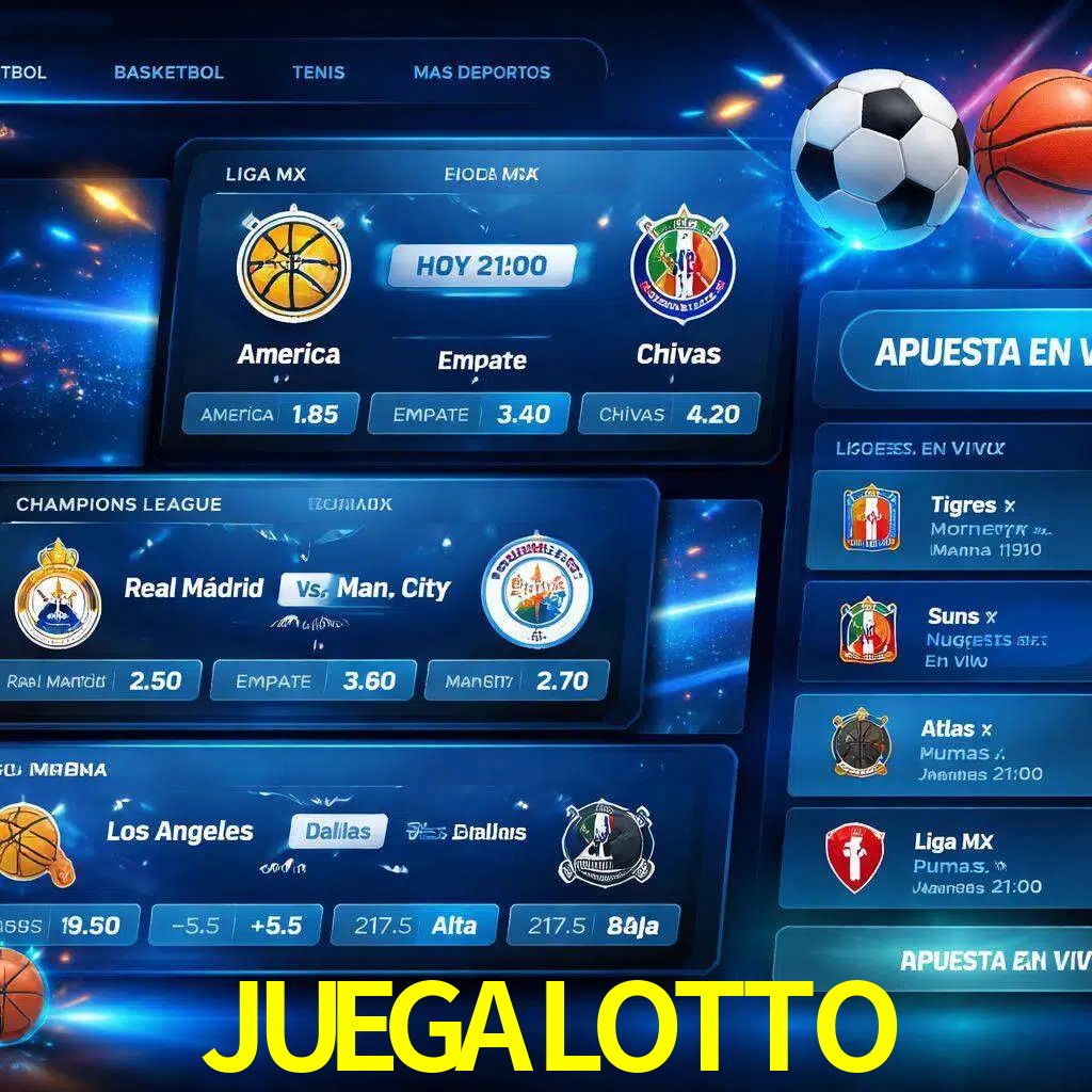 Mercados de apuestas deportivas JUEGALOTTO para jugadores en México